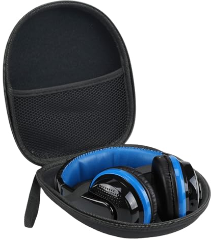 Headphone Case for Over Ear/On Ear Headset – Earphone Protective Case – Headphones Storage Bag 22 x 19 x 6 cm