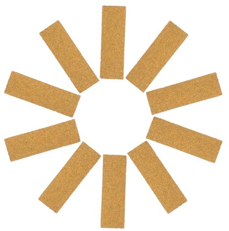 BELLIFFY 50pcs Yellow Sand Polishing Sandpaper Sandpaper Strips for Woodworking Sanding Pads for Electric Sander