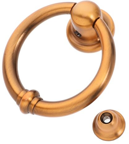 jojofuny Batacchio in Lega Di Zinco Per Porta D’ingresso, Battente Classico Metallico Singolo, Accessorio Per Porta, Design Moderno Resistente Adatto a Ingressi Residenziali e Commerciali