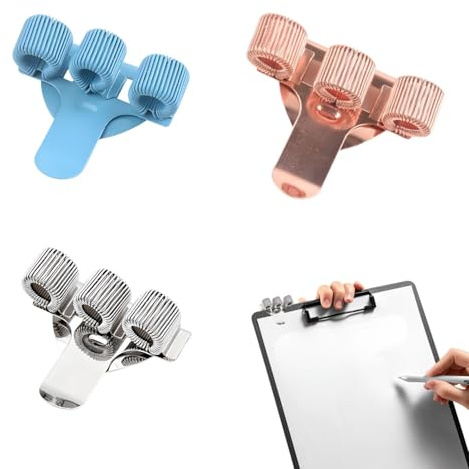 Lyivisk 3 Stück Edelstahl Stifthalter Clips, Stiftehalter Taschenclip, Stiftehalter Kasack für Pflege Zubehör, Klemme Krankenschwester, Für Hause, Büro, Ärzte, Piloten