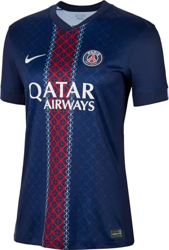 Paris Saint-Germain 2025/26 Stadium Home Nike Maillot de Football avec Technologie Dri-FIT pour Femme HJ5101