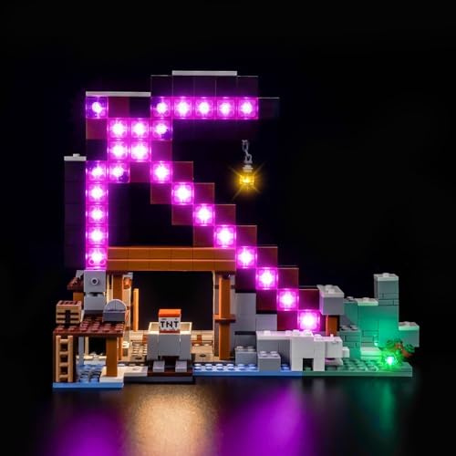 Light Kit Compatible with Lego The Pickaxe Mine 21277 (No Model) | Decoration Lighting Set, Easy Install, Stable Lights, Enhanced Display, Ideal Festival Gifts