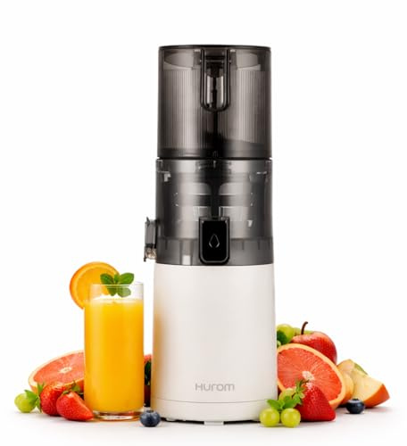 Hurom E30ST Ny Slow Juicer | Elektrisk Kallpress | Juicepress för Grönsaker & Frukt | 800 ml Kapacitet | Automatisk Juicefunktion | BPA-fri | 10 års garanti | 100 W