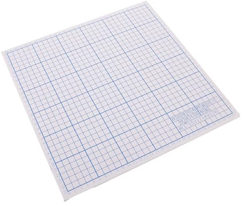 LOLIPPYY Tapete para Cortar Tela 30 CM de PVC Resistente Rejilla de Medición Clara Accesorio para Máquina Cortadora Alfombrilla Antideslizante para Costura y Corte Preciso