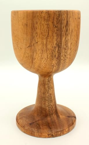 Leikor ein Kelch aus Holz 17,5 x 10 cm lebensmittelecht Handarbeit Becher Pokal Becher