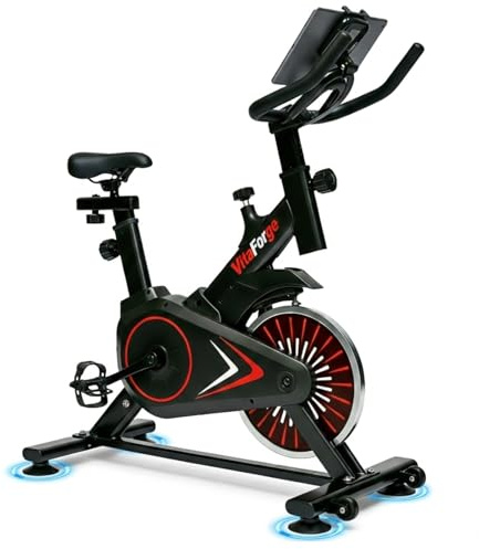 Bicicleta estática silenciosa para uso doméstico,con resistencia magnética ajustable y altura regulable,soporte para tableta, gran capacidad de carga,portátil,bicicleta de fitness para jóvenes
