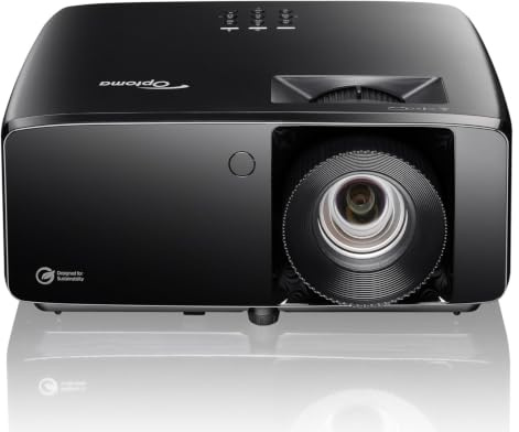 Optoma Photon Beam PK53 LampFree 4K UHD Proyector, 500.000:1 Contraste, 4100 lúmenes, HDR, HLG, aplicación de Control Inteligente