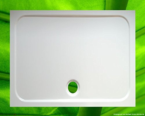 Receveur de douche 130 x 100 + Support de baignoire + bonde de douche complet – Pas cher – Tasse 130 x 100 x 4,0 cm
