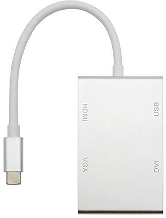 USB to HDMI VGA DVI, External Monitor Adapter, USB 3.0 to VGA Adapter, USB Multiple Monitor Adapter,Compatible for Windows, Mac OS X System