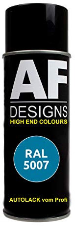 Alex Flittner Designs RAL Lackspray Autolack Sprühdose Spraydose RAL5007 BRILLANTBLAU matt