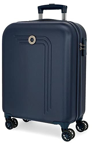MOVOM Riga, Maleta De Cabina Rígida 55cm Unisex Adulto, Marino, Media