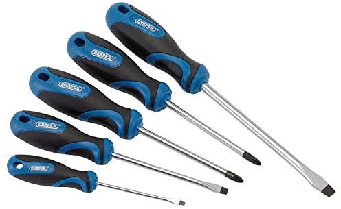 Draper 32610 Soft Grip Screwdriver Set (5 Piece)