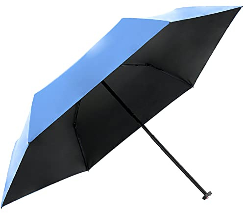 Knirps Taschenschirm US.050 Ultra Light Slim Manual mit UV- und Hitzeschutz Blau-Schwarz