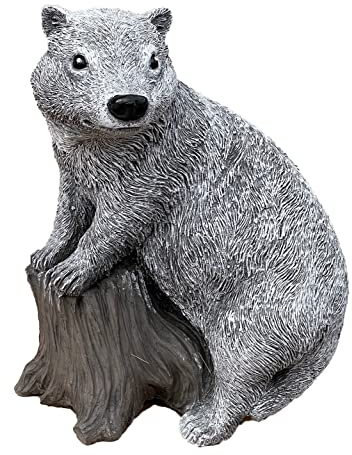 stoneandstyle Steinfigur Dachs frostfest wetterfest Steinguss ca. 5,3 kg