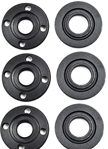 3 paia di utensili per smerigliatrice angolare flangia per M14 filettatura di ricambio smerigliatrice angolare flangia interna esterna dado set strumenti