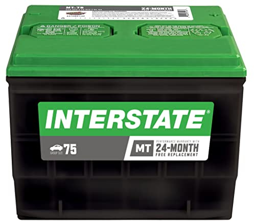 Interstate Batteries Group 75 Car Battery Replacement (MT-75) 12V, 650 CCA, 24 Month Warranty, Replacement Automotive Battery for Cars