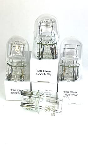 4er Set T20 W21/5W Tagfahrlicht Standlicht 12V 21W/5W Farbe. Clear/Warm Weiß
