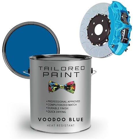 VooDoo Blue Heat Resistant Brush On Caliper Paint 150ml