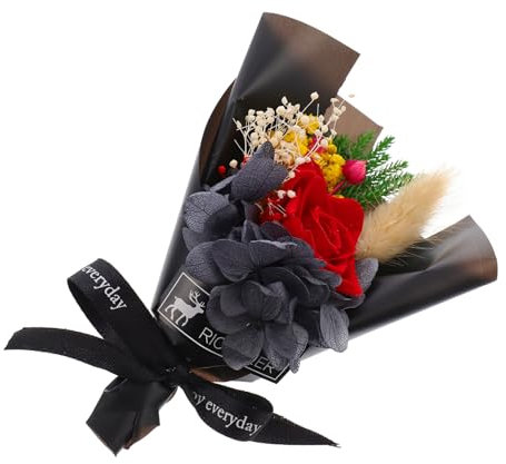 AOKWAWALIY 1Stk konservierter Blumenstrauß trockenblumenstrauss trockenblumen straus unsterblicher Blumenschmuck konservierte frische konservierte Geschenkbox kleines