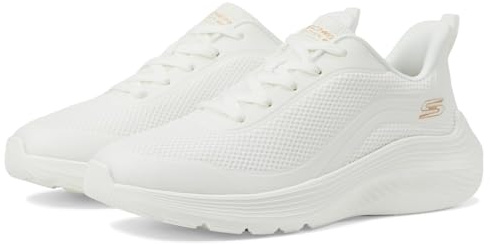 Skechers Womens Bobs Squad Waves Still Wading Trainers White