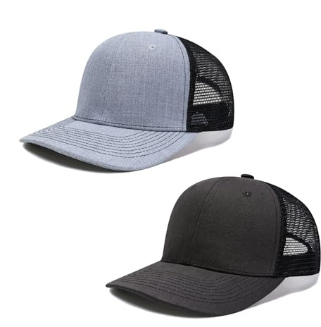 HAPEE Baseballkepsar för män, trucker, klassisk snapback-keps med färgblockering, D-2P02, one size