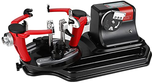 Badmintonschläger-Besaitungsmaschine, elektrische Badmintonschläger-Besaitungsmaschine, 6-Punkt-Feststellung, multifunktionales intelligentes Design, für DIY-Squash-, Tennis- oder Badmintonschläger