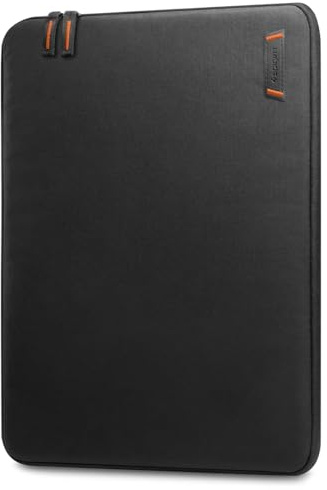 Spigen Basic Laptop Sleeve for 15-16 inch Laptop Cover Slim and Lightweight Compatible with MacBook, HP, Surface, Dell, Lenovo, Asus and all 16 inch laptops - Black