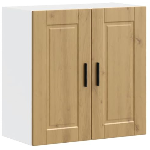 vidaXL Küchen-Hängeschrank Porto Artisan-Eiche Holzwerkstoff