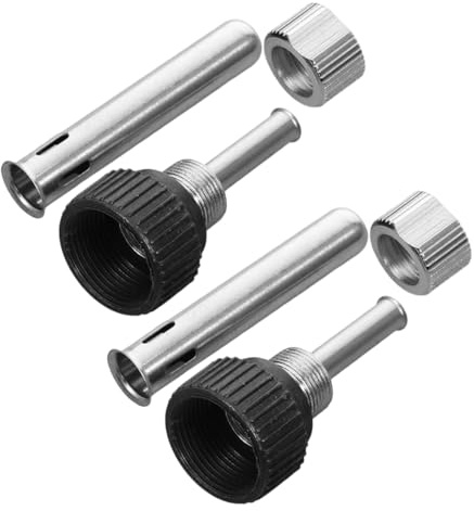 DECOMELODY Manicotti Di Saldatura in Acciaio Inox Per Manici Di Saldatore, Set Da 2 Pezzi, Accessori Resistenti e Facili Da Installare Per Uso Versatile Su Vari Modelli