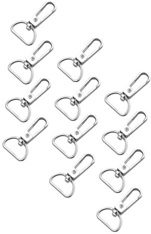 CIMAXIC 20stücke Metallverschlüsse Diy Taschenschnallen Legierungsverschlüsse Für Schlüsselanhänger Und Rucksack Zubehör Schnallen Mit Swivel Frühling Verschluss