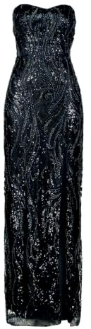 Vera Mont Damen Abendkleid mit Pailletten 36, Night Sky