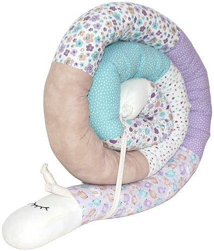 Bettschlange/Bettschnecke XXL (Motiv Birds) ** Seitenschläferkissen (300cm ohne Schwanzspitze)