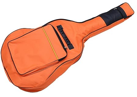 Vaguelly Gitarrentasche Aus Wasserdichtem Oxford Doppelgurten Und Kleiner Fronttasche Für Musikinstrumente Tragbar Als Rucksack Oder Umhängetasche