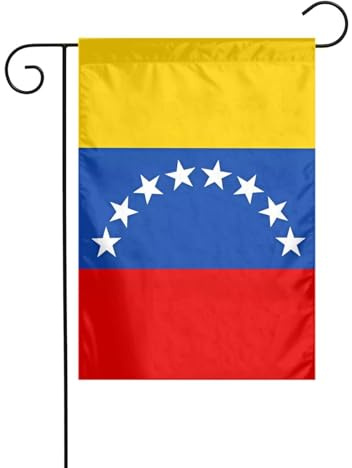 WHJSHOP Bandera de Venezuela para jardín, decoración de patio, 12 x 18 pulgadas de grosor, duradera