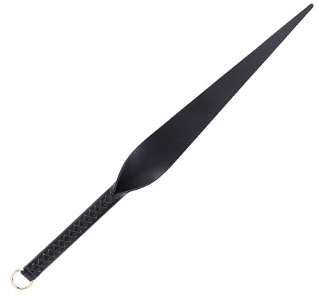 Kutocesy Bdsm Peitsche SM Bondage Paddel Leder Spanking Peitschen Bondage Flogger Fetisch Sexspielzeuge Für Paare Sex (Pointed,Black)
