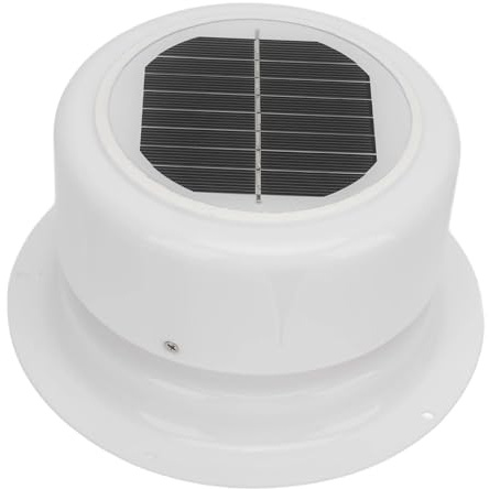 Ventilador de ventilación solar con tornillos de montaje, extractor de techo for caravanas y barcos.,Ahorro de Energía