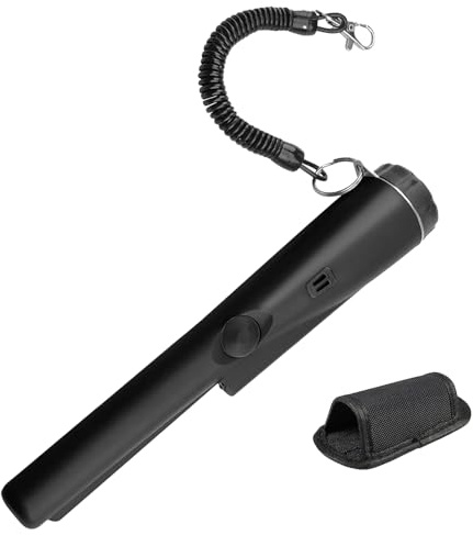 Metal Detector Pinpointer - ABS Waterproof Handheld Metal Detector Wand, High Accuracy Portable Finder, Professional Tester With Holster | Durable Treasure Hunting Tool | Easy To Carry For Metals