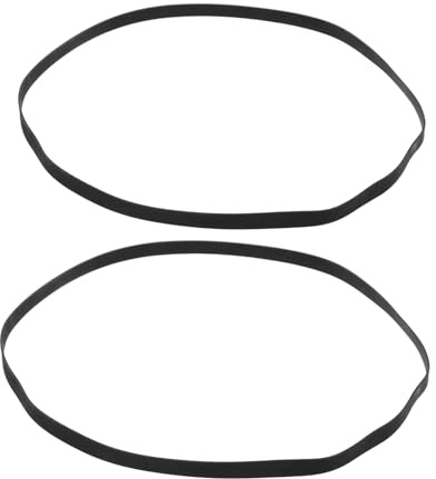 HOLIDYOYO 2 piezas Correas de Goma para Tocadiscos Resistentes y Fáciles de Reemplazar para Reparación de Giradiscos y Reproductores de Cinta