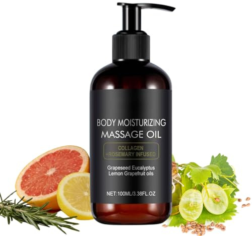 Anti Cellulite Massage Oil Body Oil for Women & Men, Firming Body Massage Oil for Full Body, Skin Tightening Oil for Legs & Body, Lightweight Body Massage Oil for Daily Care 100ml