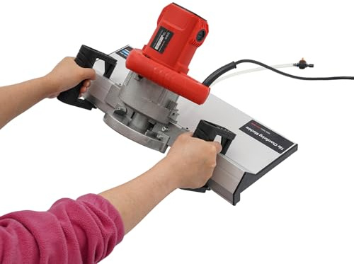 Macchina per smussare piastrelle, 43 gradi, 1200 W, tagliabordi, elettrica, per piastrelle con raffreddamento ad acqua