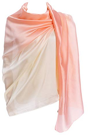 Cyzlann Women's Scarves 100% Silk Long Lightweight Scarfs for women