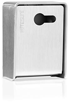 masunt Schlüsseldepot 221 Standard vorgerichtet PHZ aus Edelstahl – Wetterfeste Schlüsselbox für Innen- & Außenbereich, für Profilhalbzylinder, 3mm Wandstärke, Aufputz- & Unterputzmontage