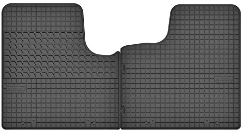 AGCPdirect Gummi Matten Fußmatten Passgenau Vorne Set für FIAT Talento 2016-2021 und Nissan NV300 2016-2021 und Opel Vivaro B 2014-2018 und Renault Trafic 2014-2021