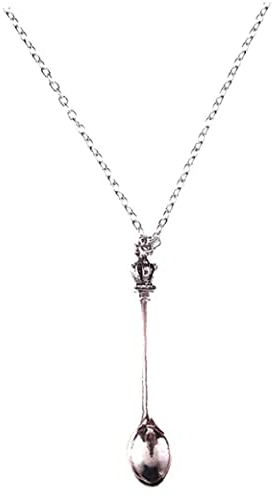 Mini Spoons Pendant Necklaces Vintage Small Coffee Spoon Necklaces Festival Tea Spoon Necklace Jewelry Gift for Women Men