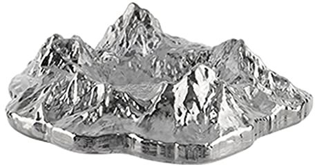 Portacenere Vassoio di vetro di vetro Modern Caratteristica Caratteristica Decorazione della casa 6.2 '' * 1.0 '' PORTA DI ASCANO STABILE PISTA DISKTOP TRAY INDOOR UNICO Posacenere di cristallo unico
