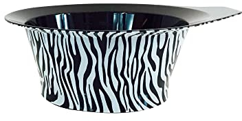 Professional Hairdresser's Zebra Hair Tint Bowl - Ideal for Mixing Hair Colour and Peroxide