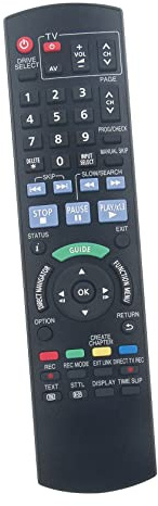 N2QAYB000332 Replacement Remote Control fit for Panasonic DVD/HDD Recorder | DMR-EX77 DMR-EX78 DMR-EX79 DMR-EX89 DMR-EX79/EX78/EX768/EX88//EX89/EX77 DMR-EX768 DMR-EX88