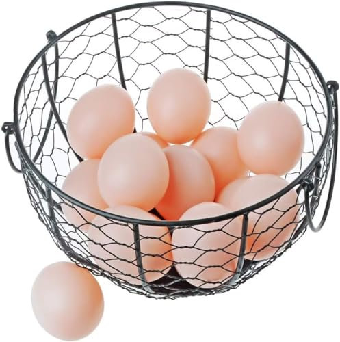 Küche Lagerung Metall Draht Ei Korb Bauernhof Huhn Hülse Ei Rack/Veranstalter/Container