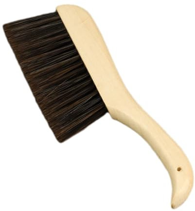 Brosse à main en bois | Brosse à main à poils doux | Brosse à poussière avec manche en bois, outil de nettoyage de lit de voiture, balai de nettoyage compact, outil à main efficace, petite surface