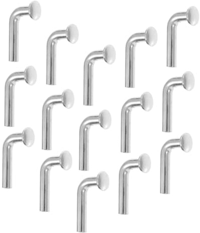CIYODO Scaffalatura Negozio Accessori per Pallet Robusti in Acciaio, Perni di Sicurezza a Forma di J Testa Piatta, Combinazione Flessibile e Resistente per Scaffali di Stoccaggio